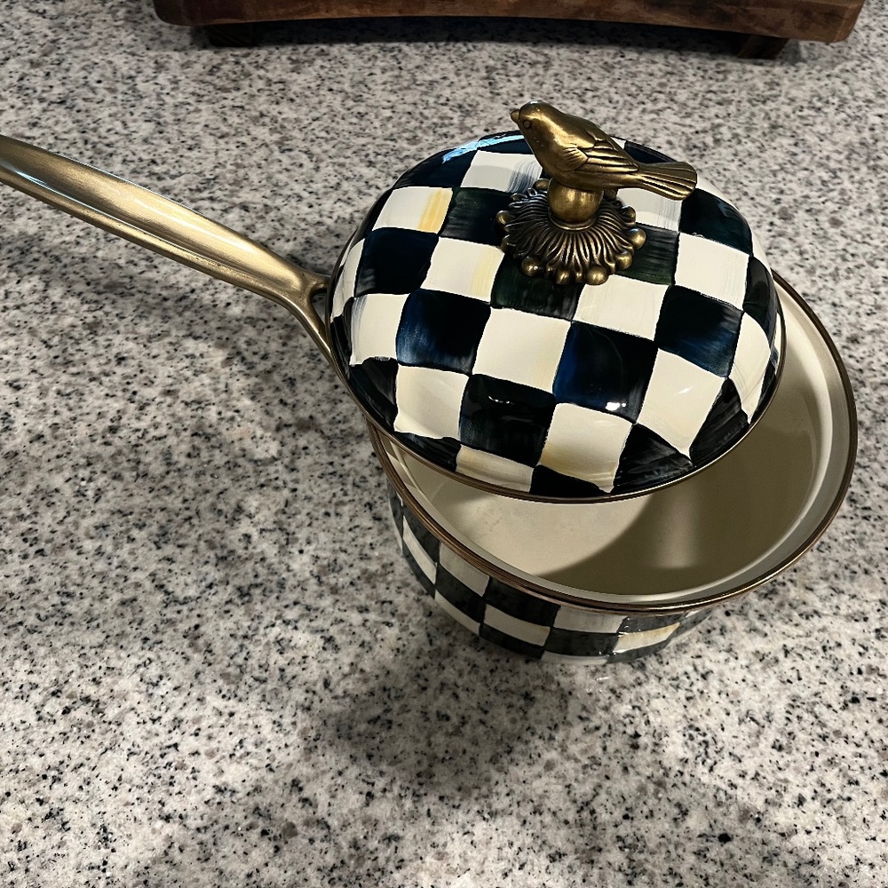 Mackenzie Childs Courtley Check pan